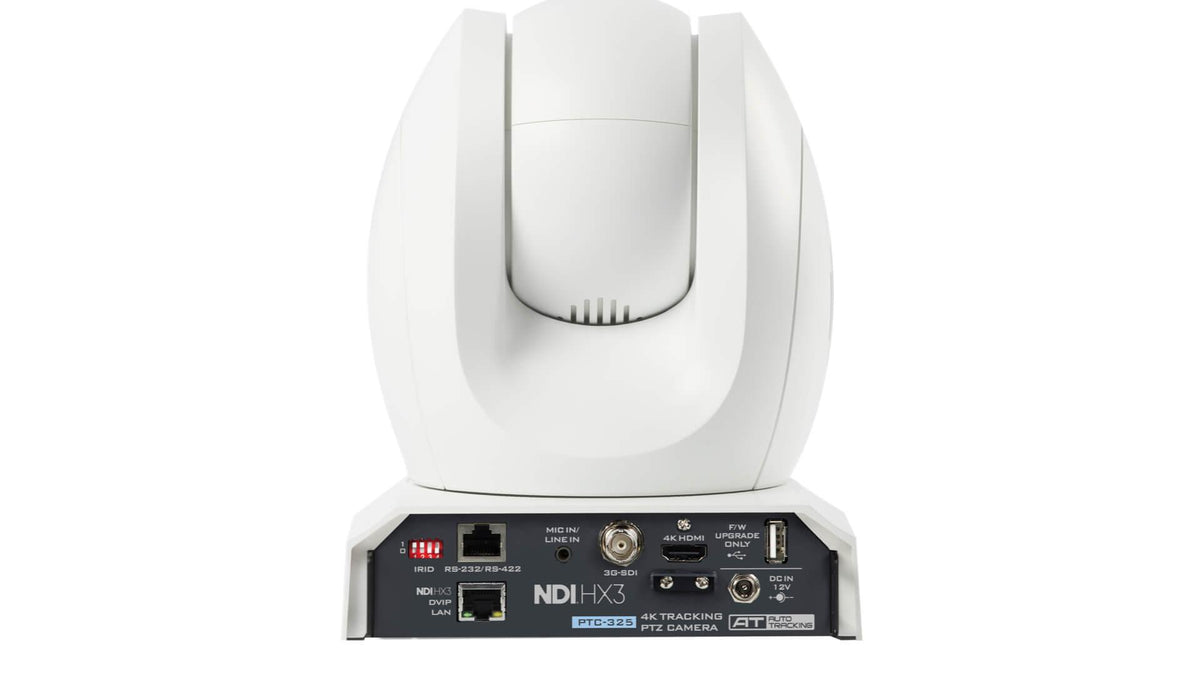 Datavideo PTC-325 4K 30x NDI® | HX, 3G-SDI, and HDMI PTZ Camera with Tracking.