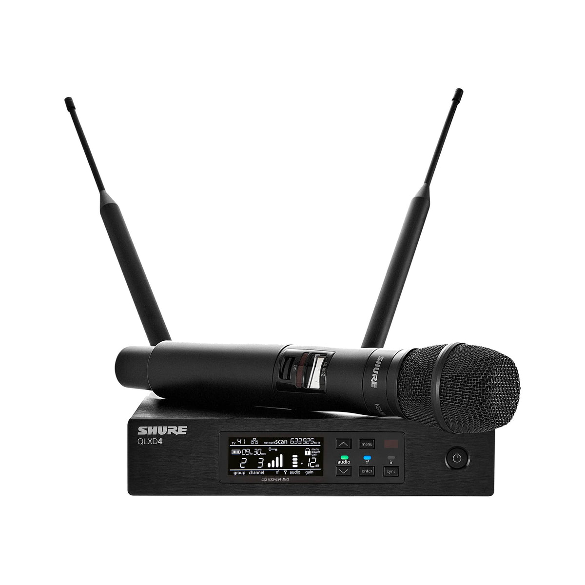 Shure QLXD2TA/K9HS=-G50 QLXD2 WIRELESS HH W/KSM8 HEAD TAA