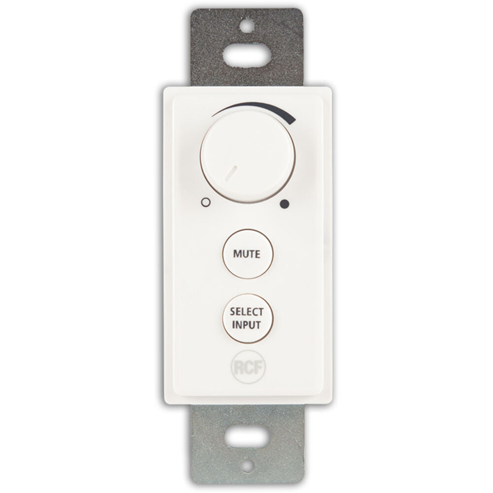 RCF RC-401W Wall Mount Remote Control for DMA 82, DMA 162 & DMA 504 (White)