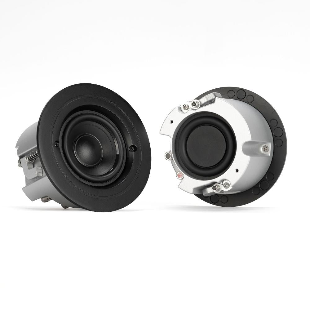 RCF CMR 30 (2) Passive 60W 2.5" Ceiling Speakers (Contains White & Black Grills) -16 ohms