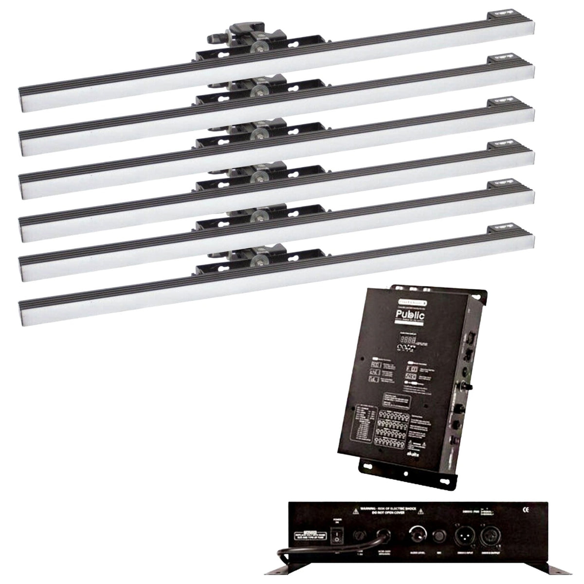 Ensemble de projecteurs LED RGB Alkalite Octo Strip II