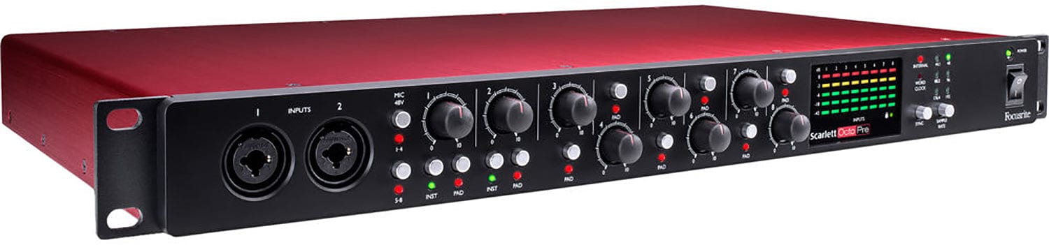 Focusrite Scarlett Octo Pre 8チャンネル Focusrite Scarlett OctoPre 8-Channel Mic Preamp & Converter