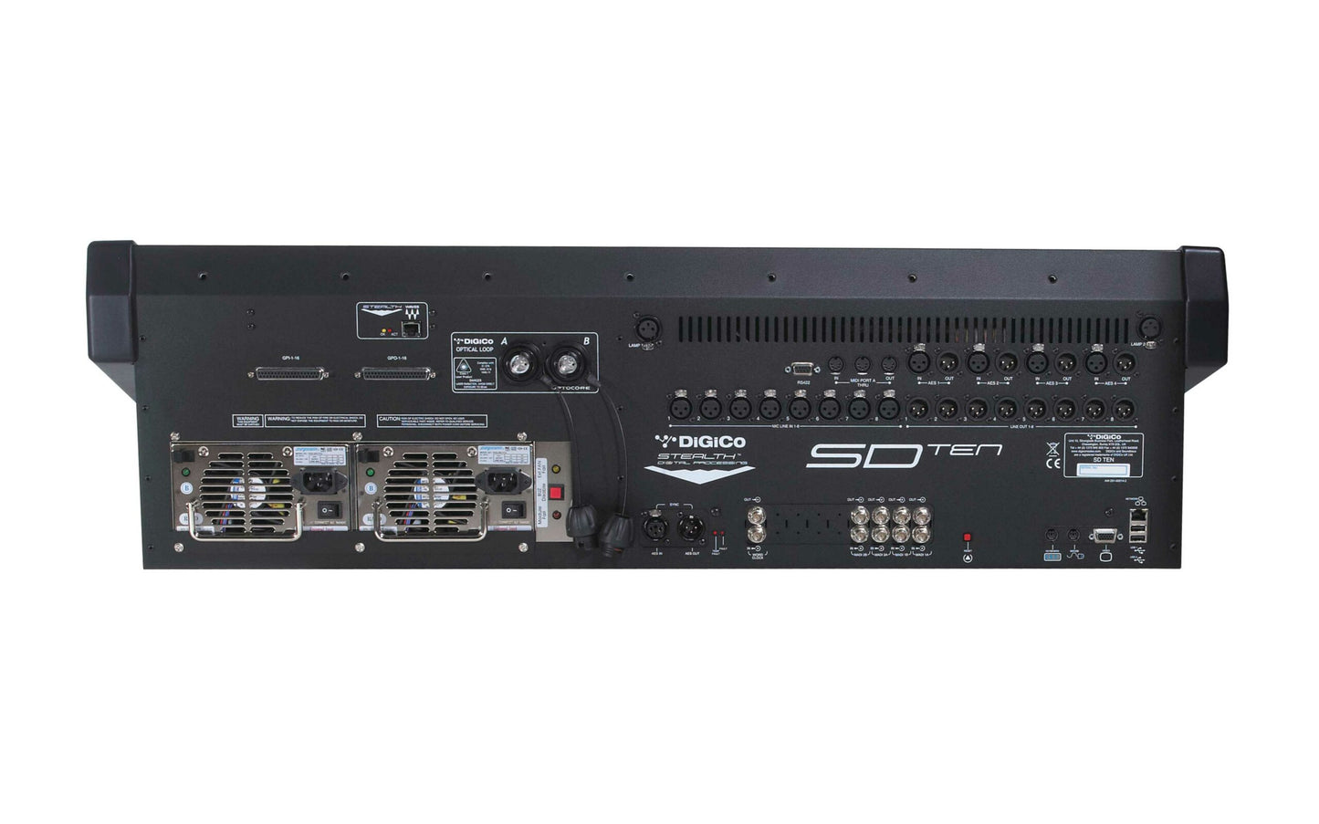 DiGiCo SD10-24 Compact 144-Input Digital Mixing Console - MADI and One Multi-Mode Optics ST