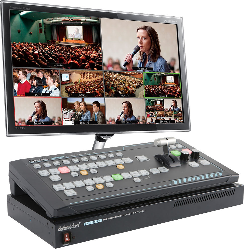 Datavideo SEB-1200 Kit includes: SE-1200MU and RMC-260.