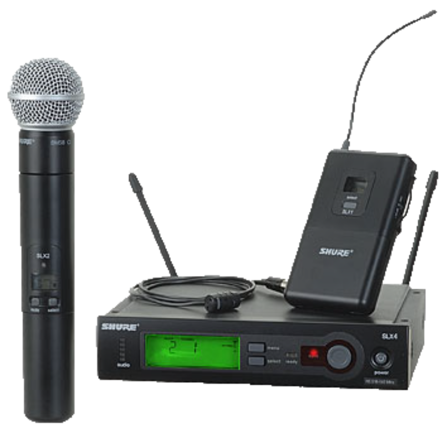 Ensemble Récepteur simple Shure SLX4 H5 usagé