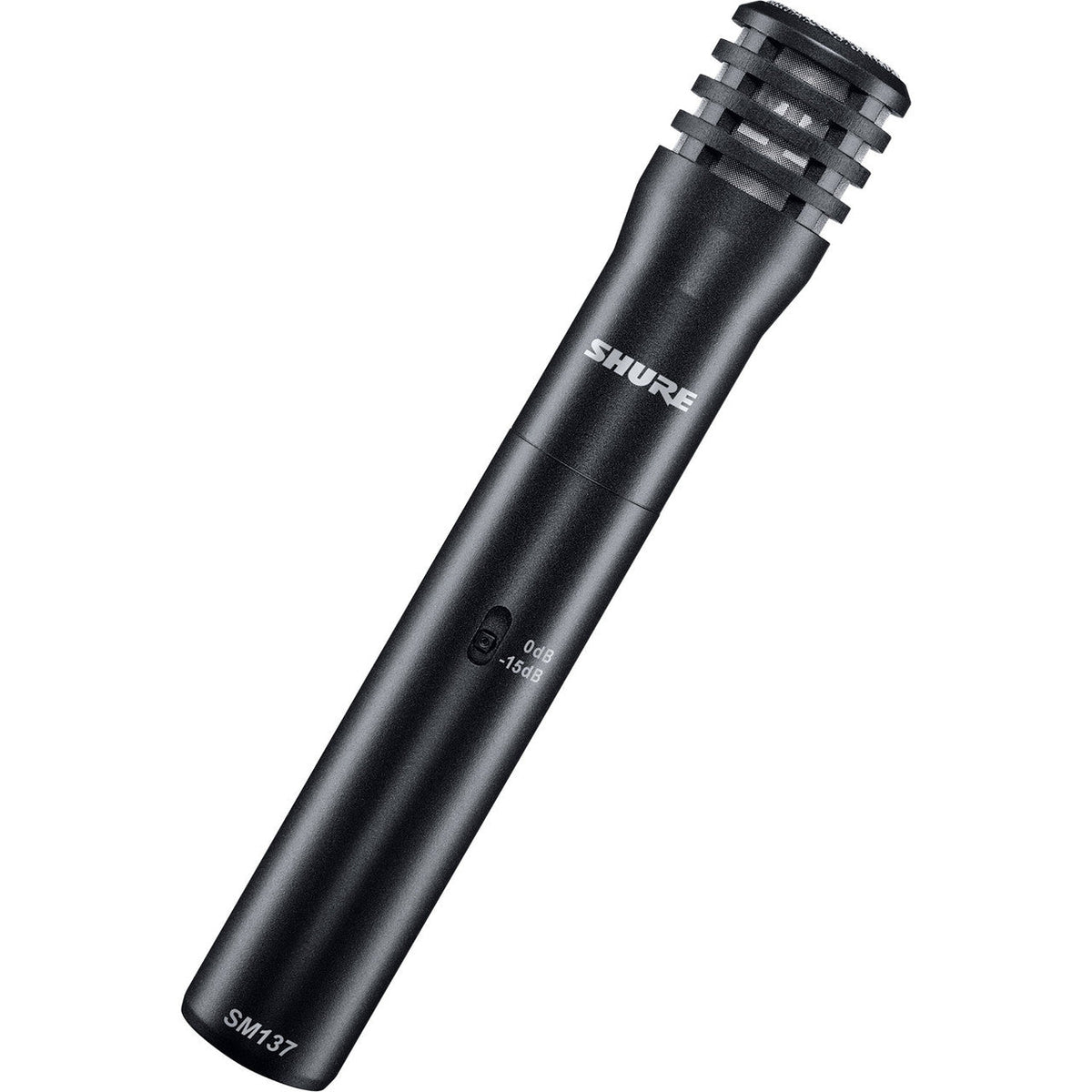 Shure SM137-LC Cardioid Condenser Microphone, includes zipper pouch and microphone clip