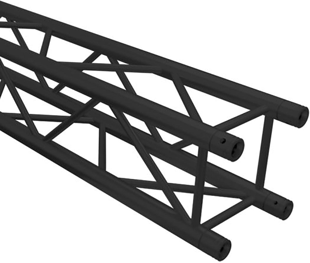 Global Truss SQ-4112-225-BLK-MTE 7.38 FT (2.25M) SQUARE SEGMENT BLACK MATTE