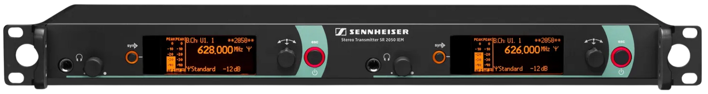 Sennheiser SR 2050 IEM-AW+ Dual-Stereo IEM Transmitter AW+ 470-558 MHZ