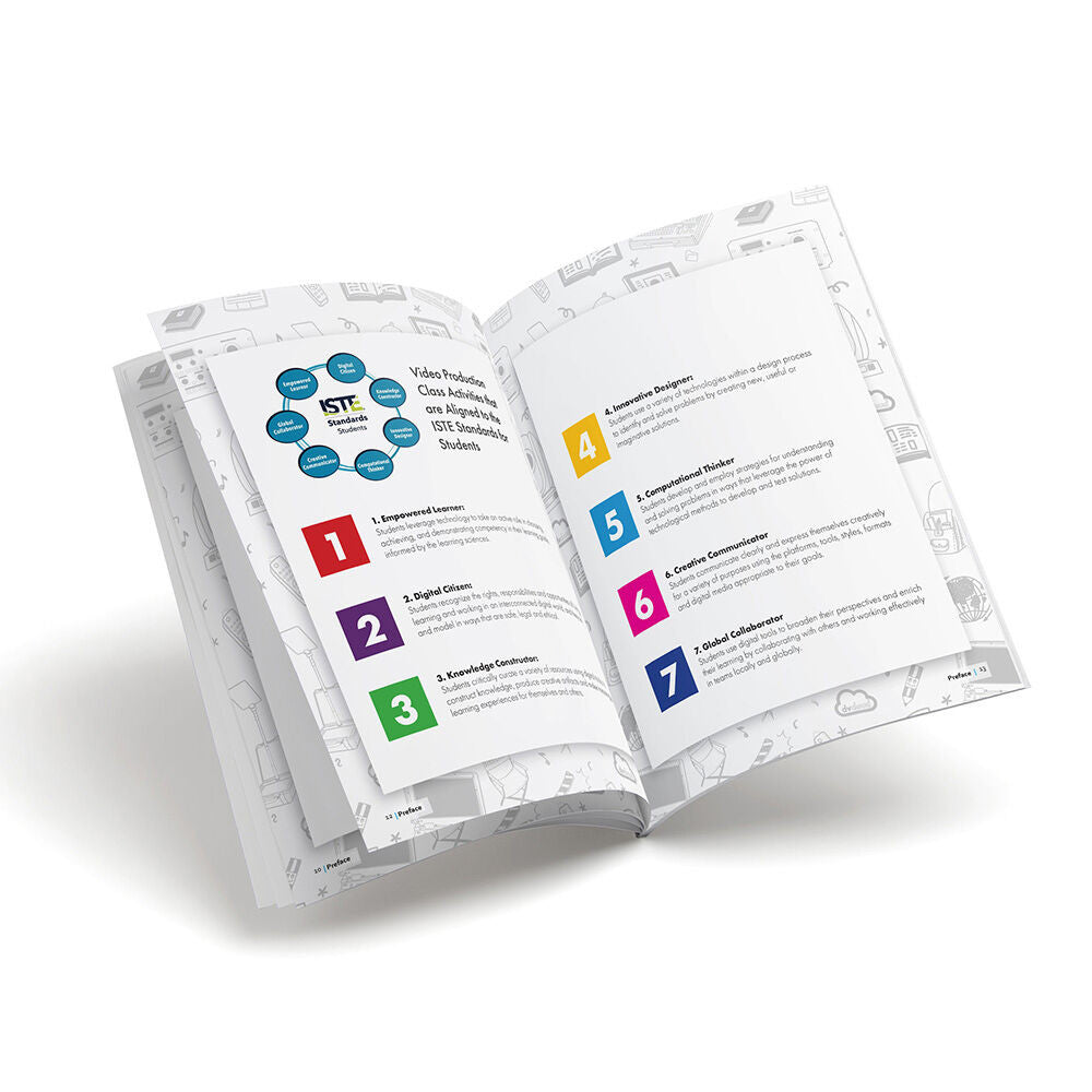 Datavideo TG-300 Mobile Production Teacher's guide, Activity Book, and tutorial videos.