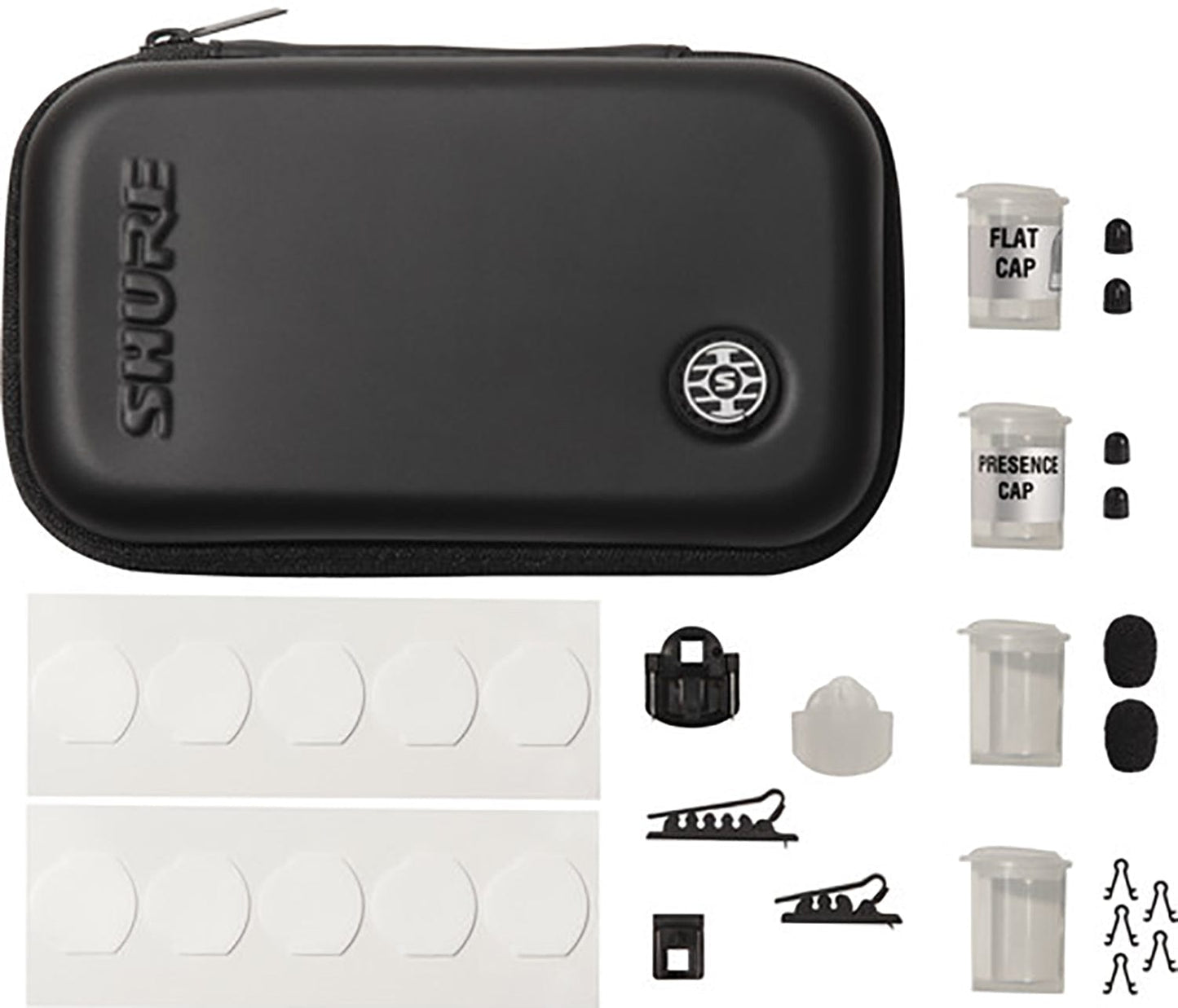 Shure TL48B/O-MDOT-A TwinPlex Omnidirectional Lavalier Microphone - MDOT with Accessories - Black - PSSL ProSound and Stage Lighting