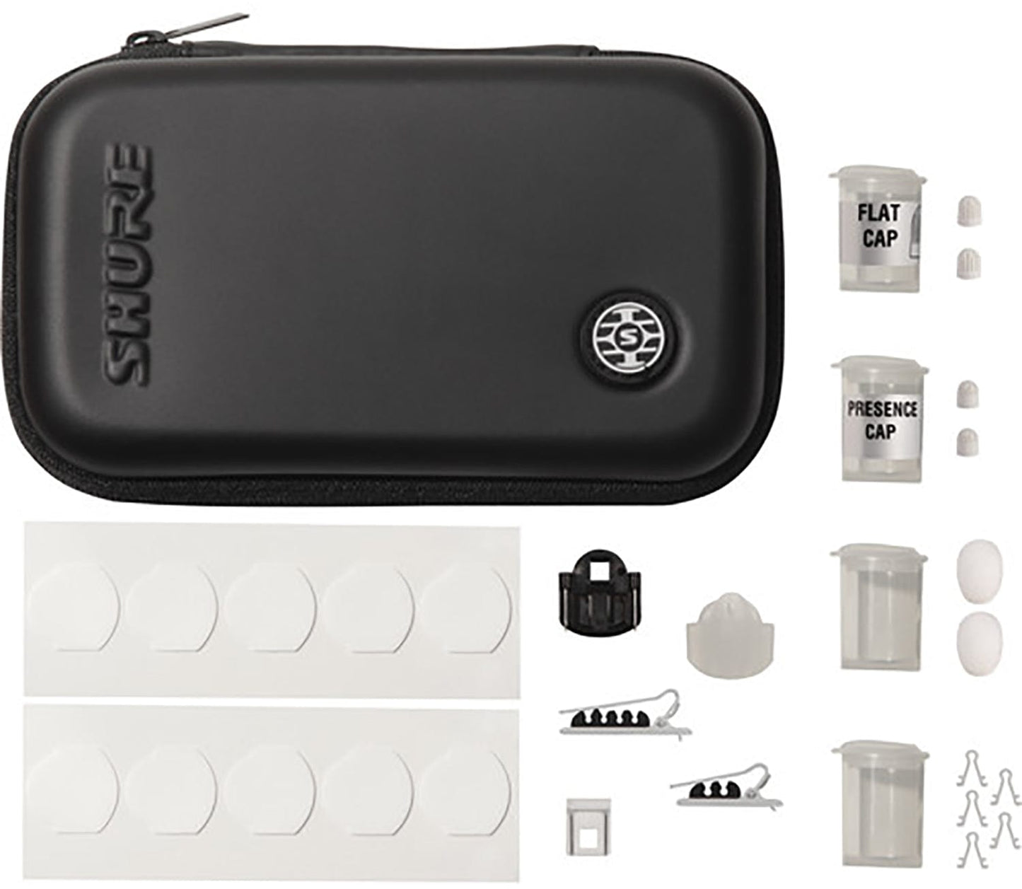 Shure TL48W/O-MDOT-A TwinPlex Omnidirectional Lavalier Microphone - MDOT with Accessories - White - PSSL ProSound and Stage Lighting