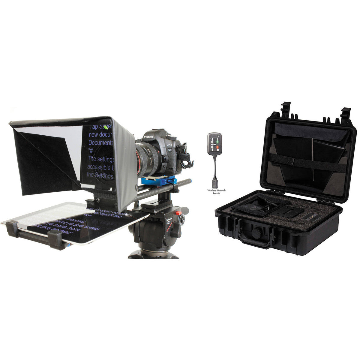 Datavideo TP500 PK Kit includes: TP500-B and HC-500.