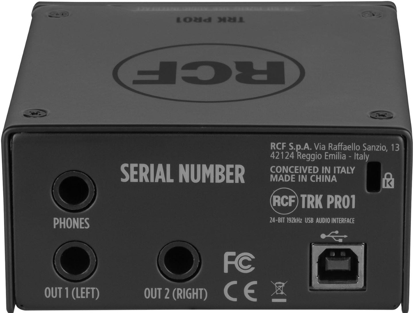 RCF TRK-PRO1 1X2 Channel USB Interface - PSSL ProSound and Stage Lighting