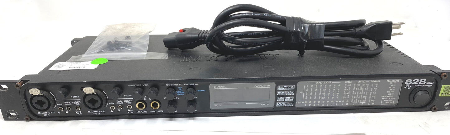 MOTU 828MK3 Firewire Audio Interface - Solotech