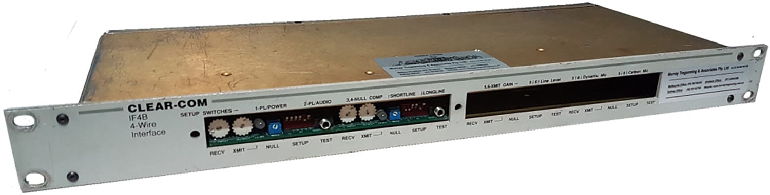 Clear-Com IF4BD Intercom Interface 4 Wire- 2x Module Version