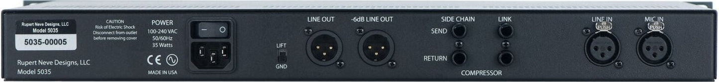 Rupert Neve Design Shelford Mic Preamp with EQ and Compression - PSSL ProSound and Stage Lighting