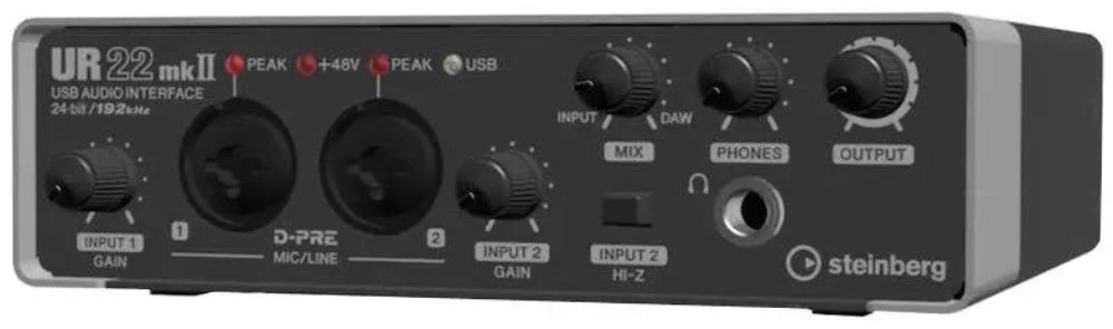 Steinberg UR22MKII 24/192 2-In/2-Out USB 2.0 Audio Interface