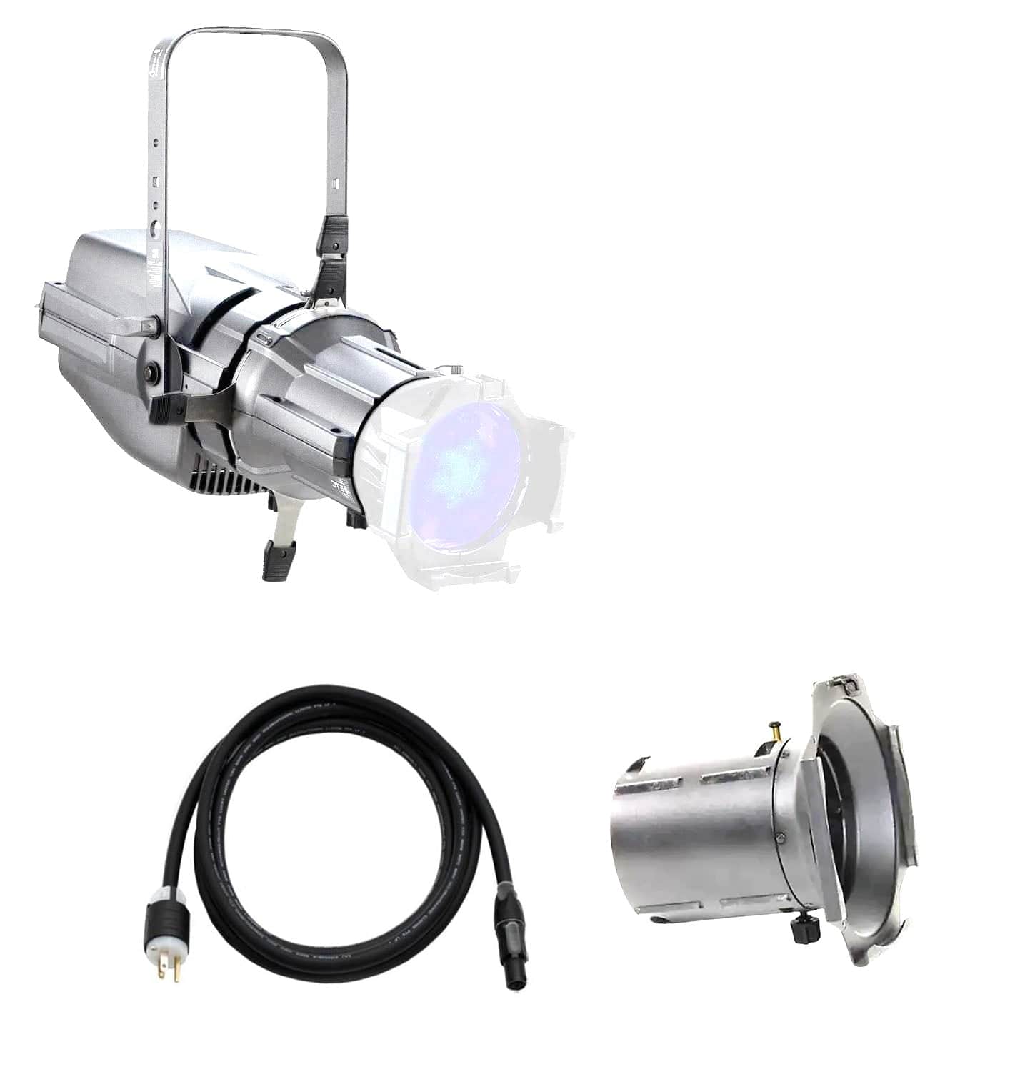 ETC ColorSource Spot V, Light Engine with EDLT Shutter Barrel with Multiverse, 90-Degree Lens - Silver - PSSL ProSound and Stage Lighting