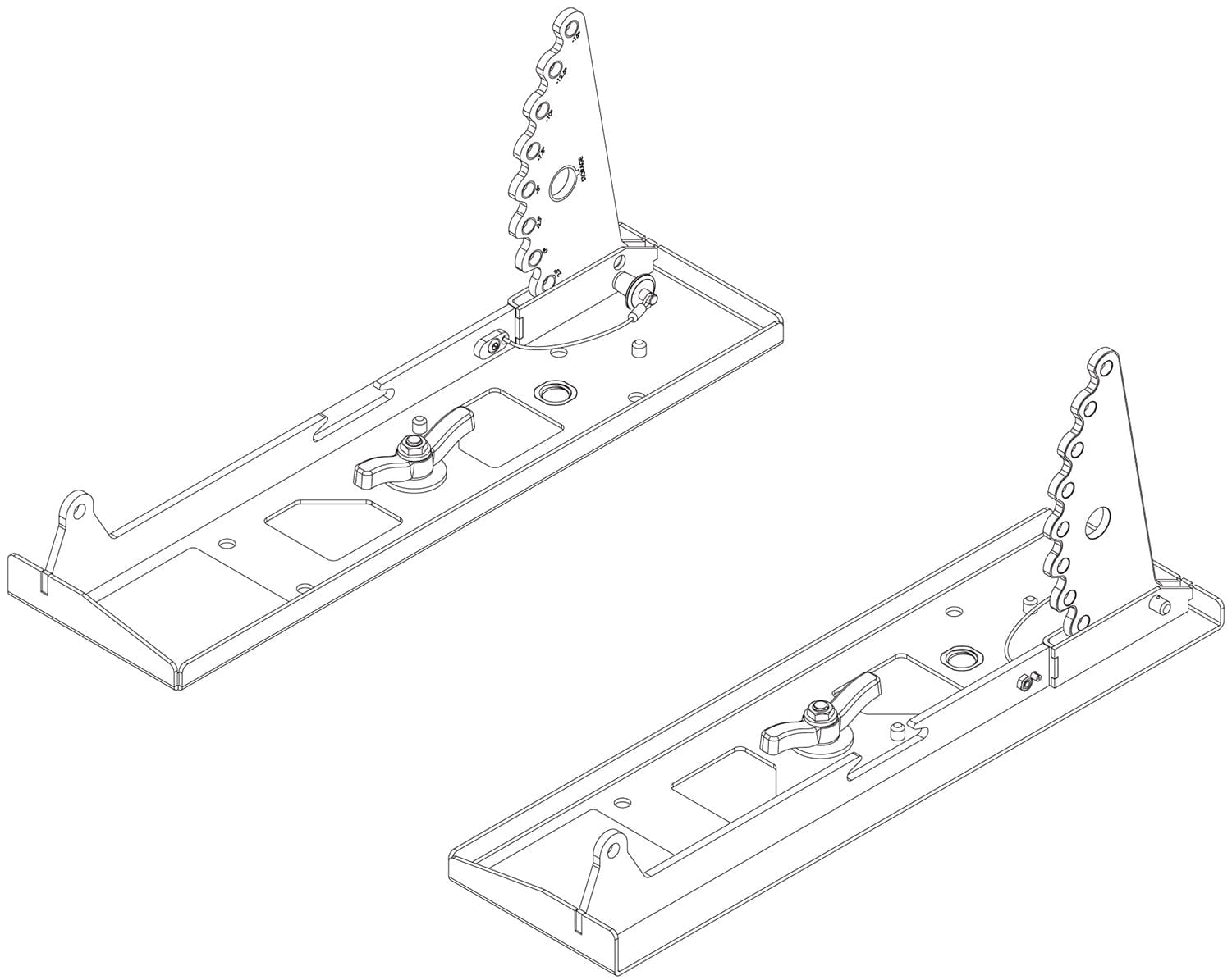 JBL VTX-A12-BP Base Plate for Stacking A12 Over B28 Subwoofers