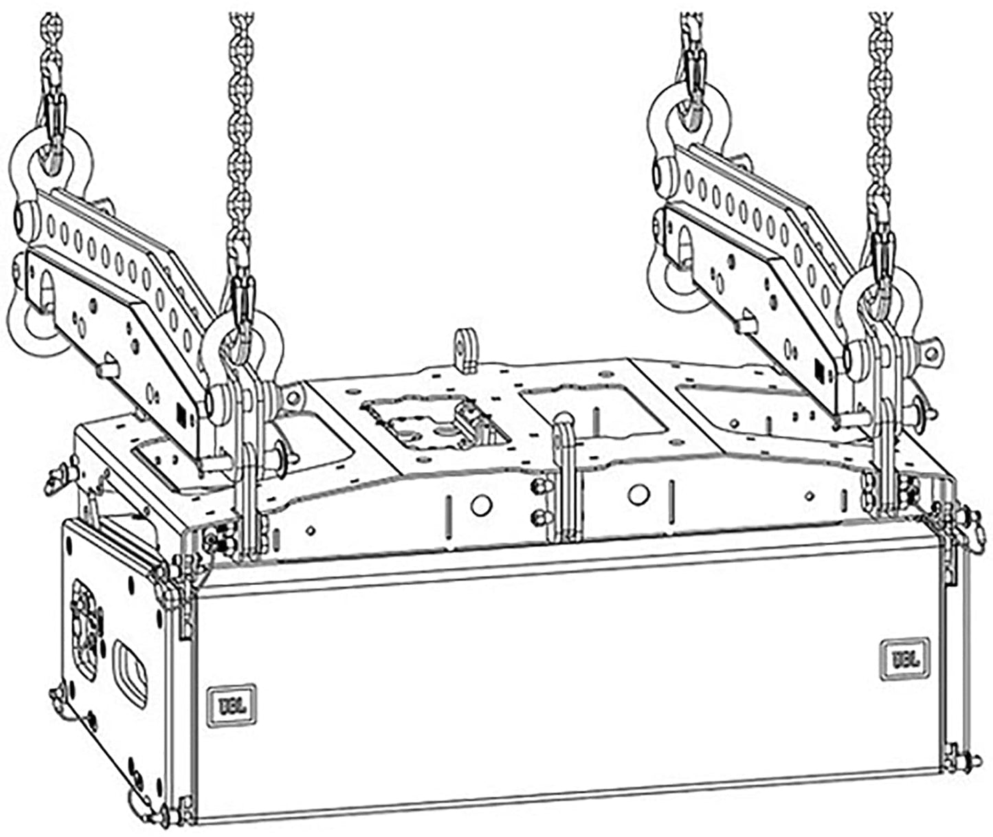 JBL VTX-A8-AF-EB Extension Bar for A8 Array Frame - PSSL ProSound and Stage Lighting