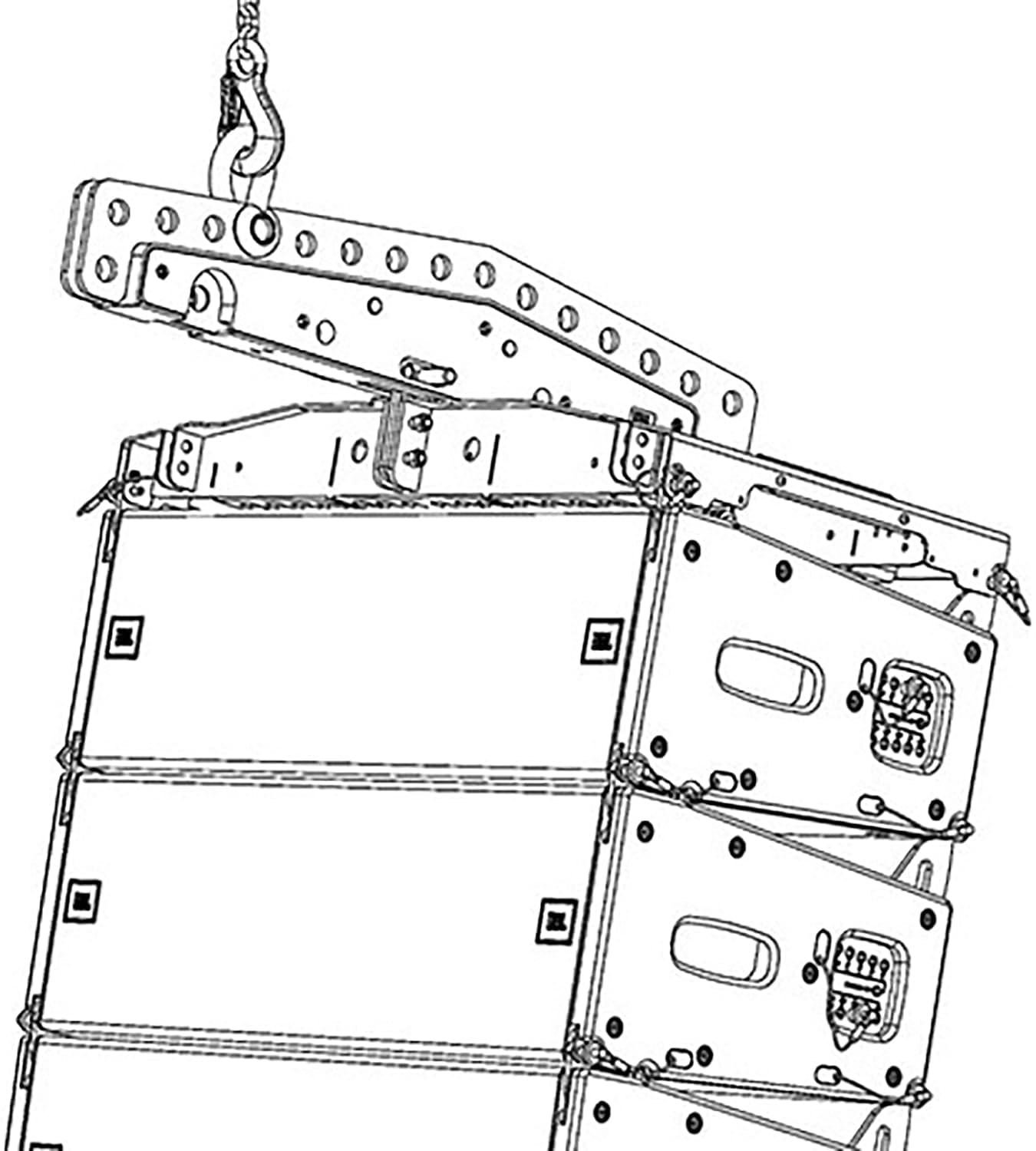 JBL VTX-A8-AF Array Frame for A8 and B18 with 1x Extension Bar - PSSL ProSound and Stage Lighting