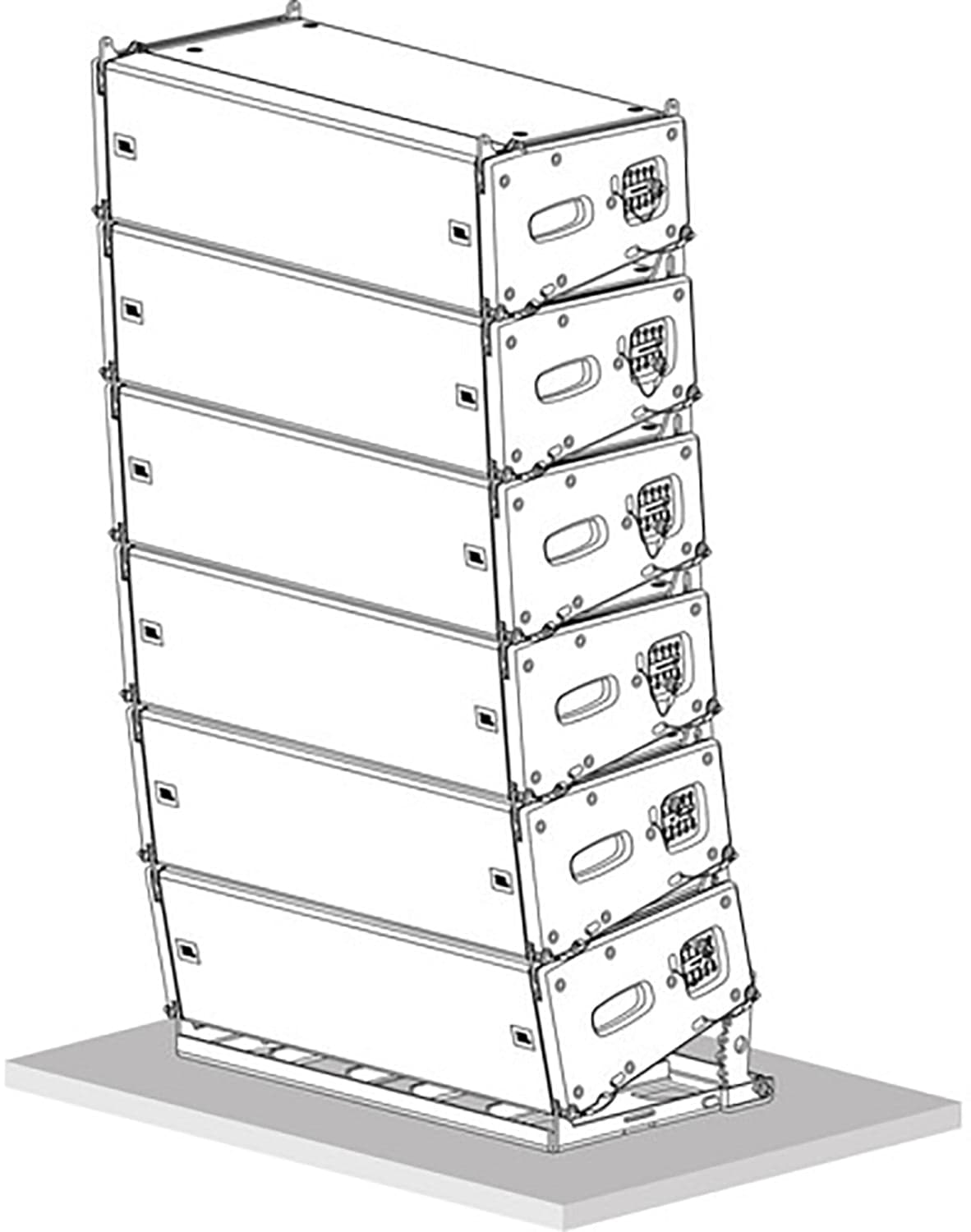 JBL VTX-A8-BP Base Plate for Stacking A8 Over Supported VTX Subwoofers - PSSL ProSound and Stage Lighting