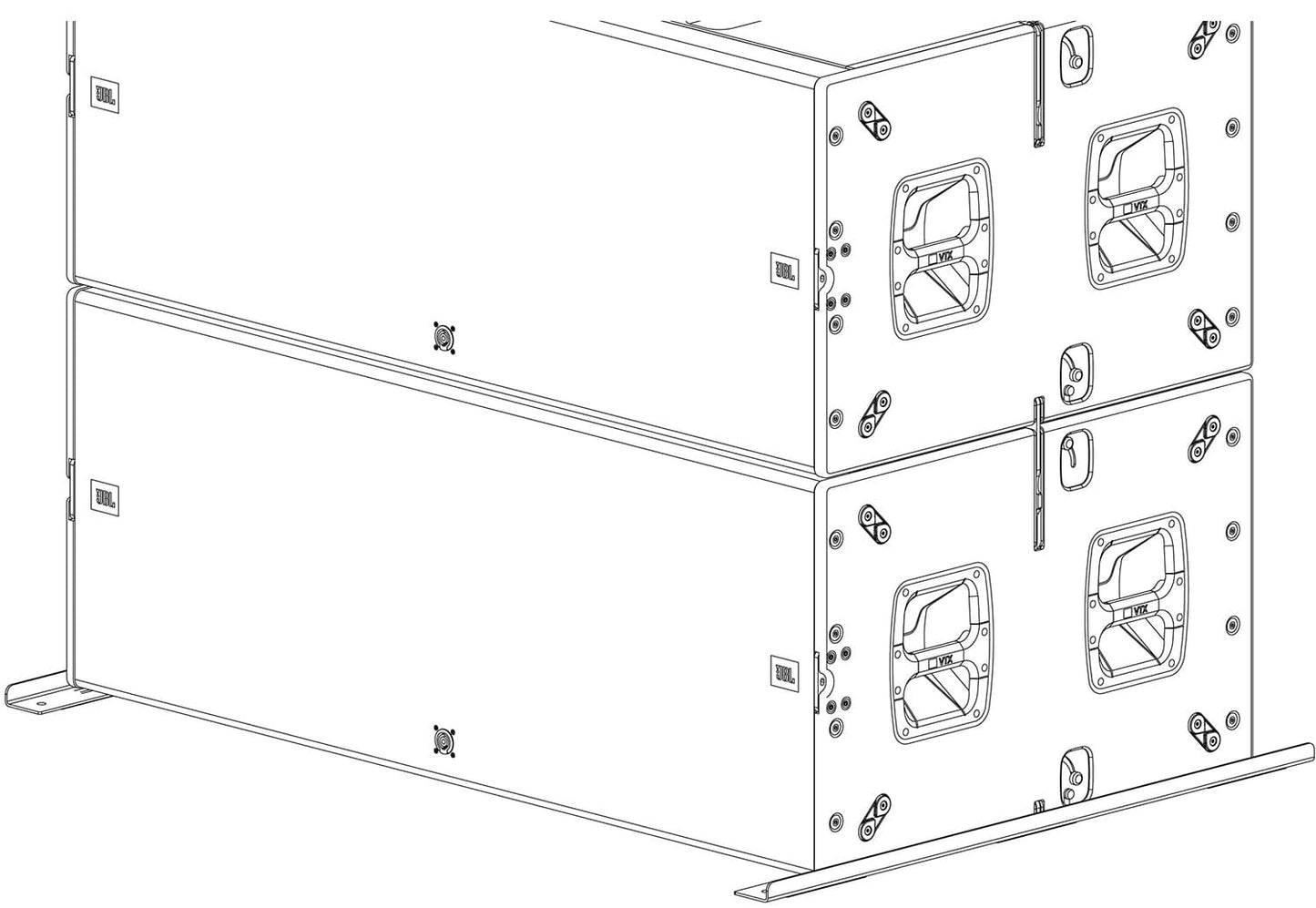 JBL VTX-B28-GND Outrigger System for Ground Stacking B28 - PSSL ProSound and Stage Lighting