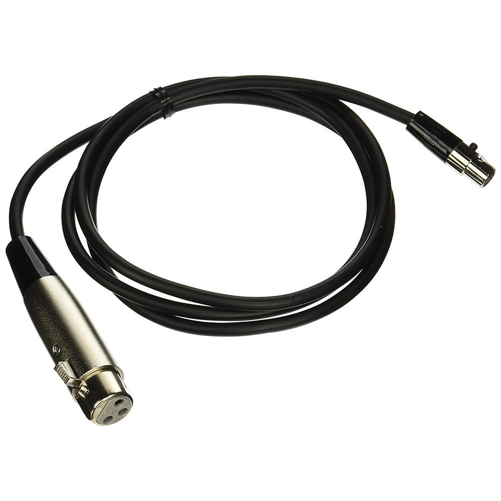 Shure WA310 4' Microphone Adapter Cable, 4-Pin Mini Connector (TA4F) to XLR(F) Connector, used with PG1, PGX1, SLX1, LX1, U1, UC1, ULX, UR1 and UT1 Bodypack Transmitters