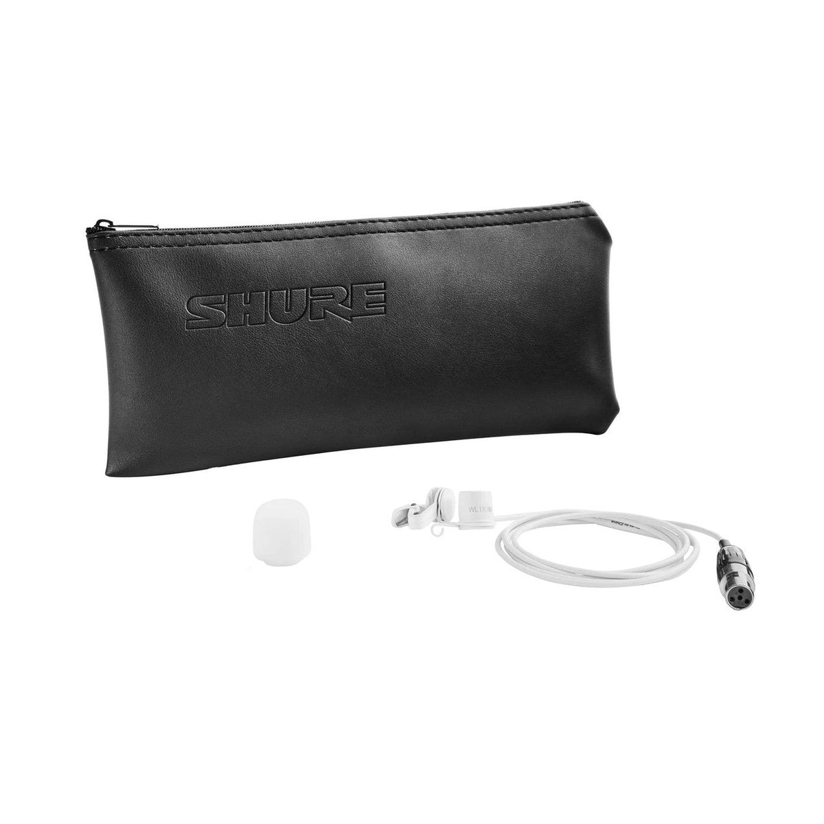 Shure WL183MW/O-TQG LAVALIER MICROPHONE, OMNI, WHITE