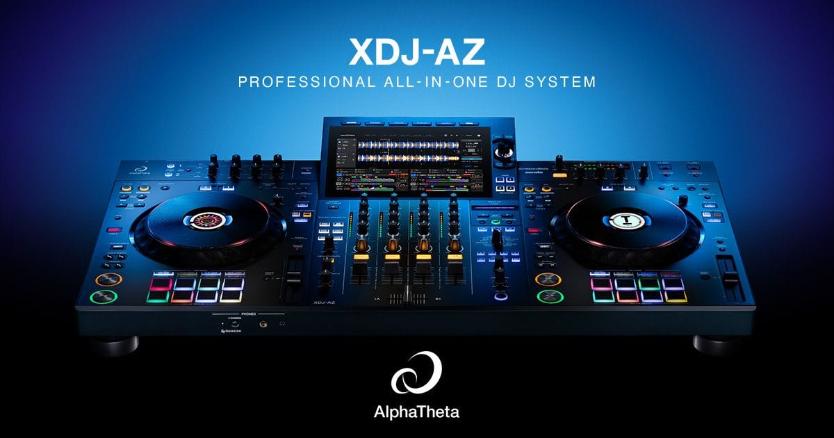 AlphaTheta XDJ-AZ All-In-One 4-Deck Playback DJ System - Solotech
