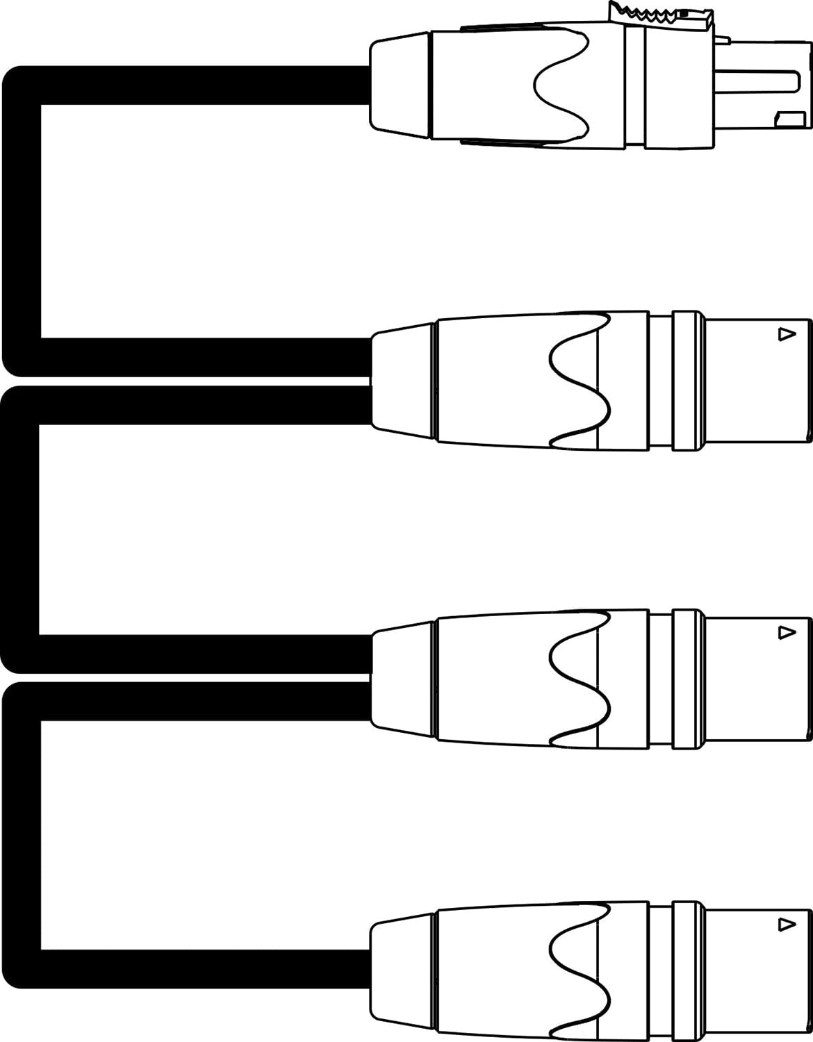 D&B Audiotechnik Z2293.002 T Linkset NLT4 F/M Speaker Cable - PSSL ProSound and Stage Lighting