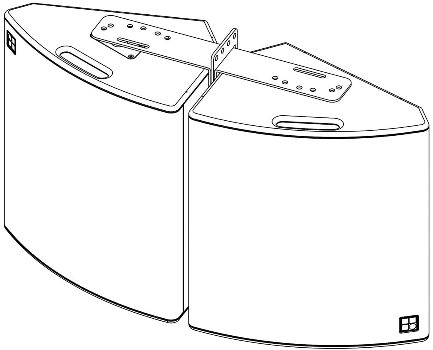D&B Audiotechnik Z5044.000.00 MAX Bracket Connector - PSSL ProSound and Stage Lighting
