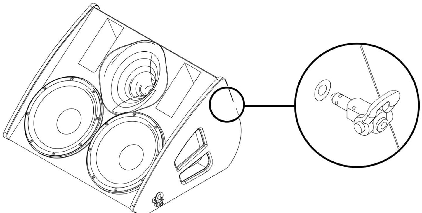 D&B Audiotechnik Z5048.001.00 Flying Pin - 10 mm - PSSL ProSound and Stage Lighting