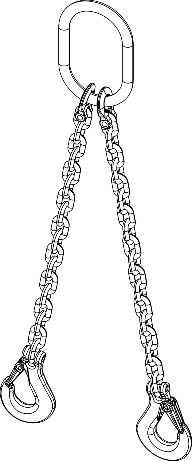 D&B Audiotechnik Z5454.000 AL Safety Chainset - PSSL ProSound and Stage Lighting