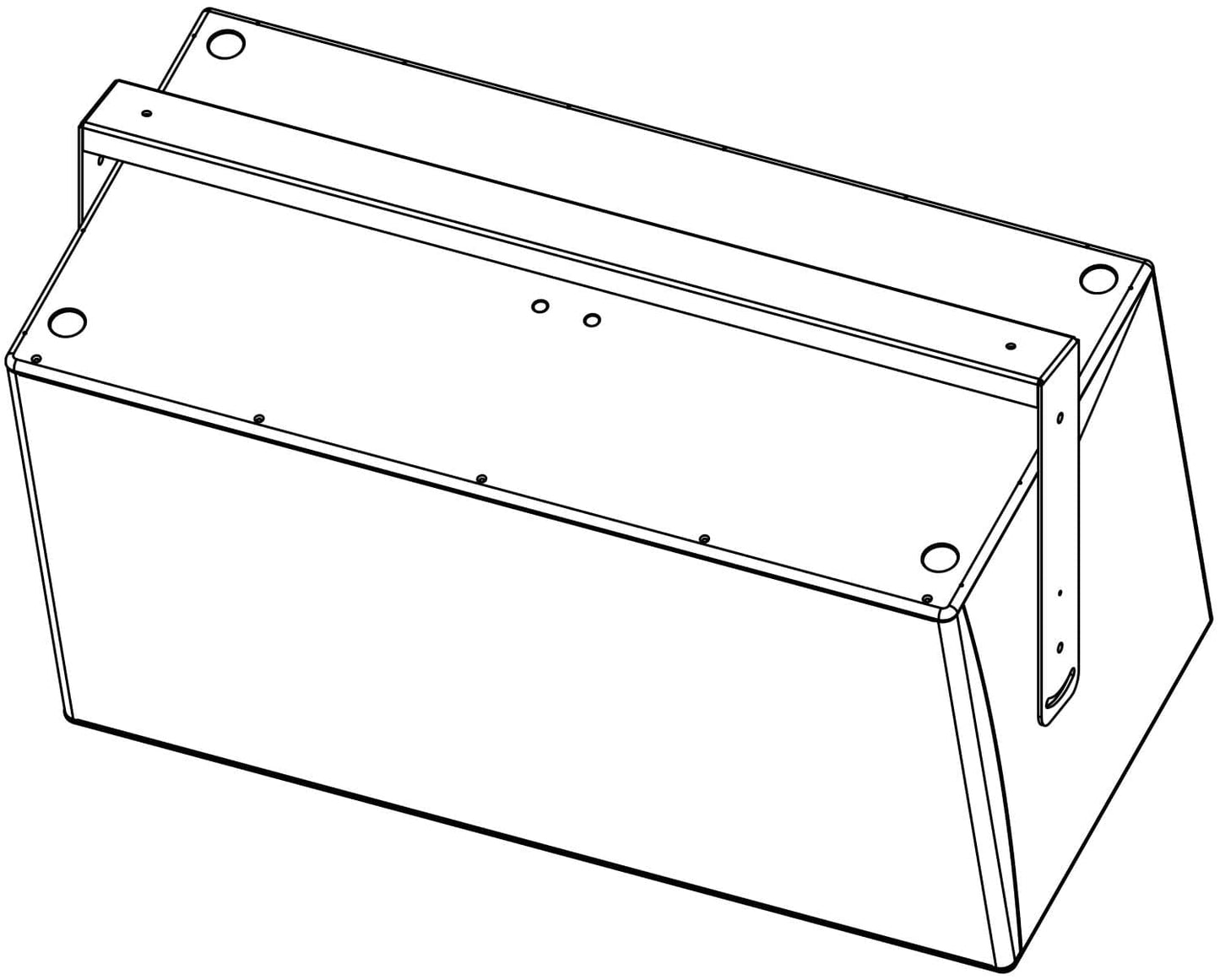 D&B Audiotechnik Z5555.000 21S-SUB Horizontal Bracket - PSSL ProSound and Stage Lighting