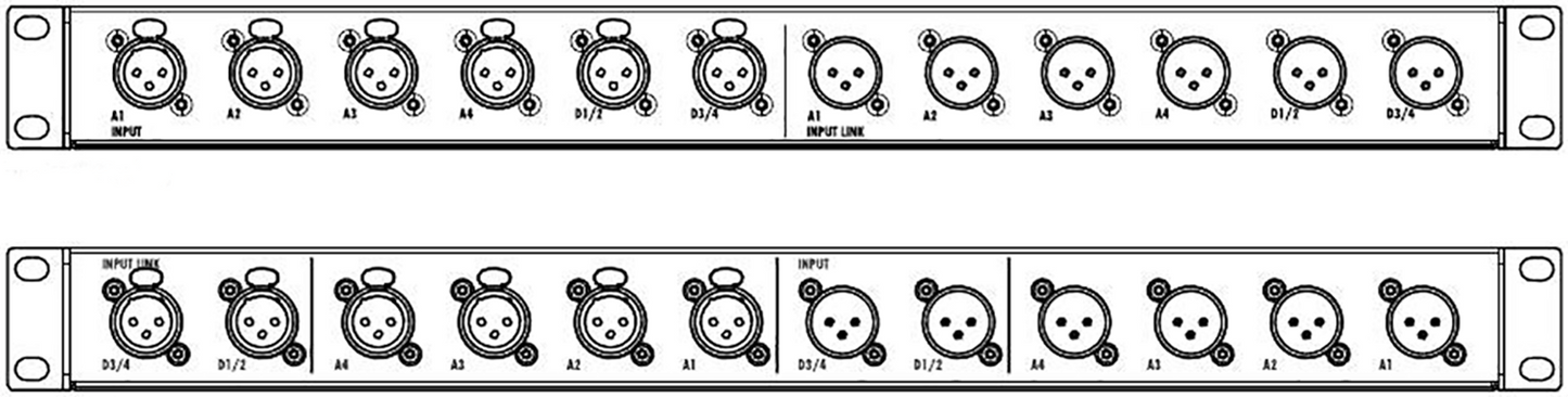 D&B Audiotechnik Z5604.000 Dy Rack I/O Panel - PSSL ProSound and Stage Lighting