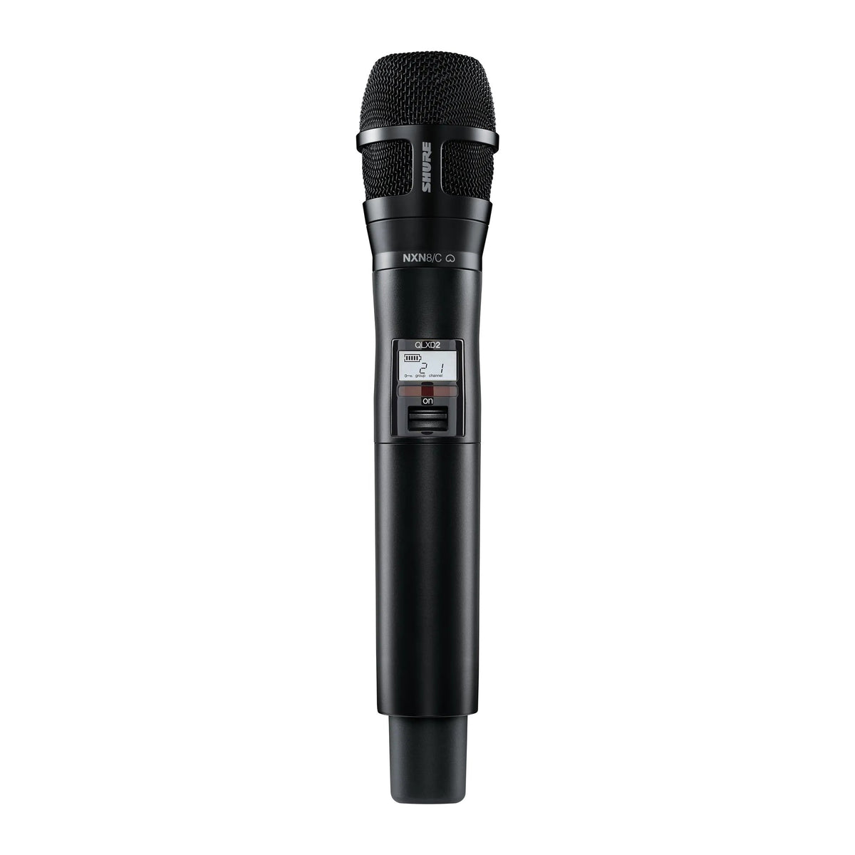 Shure QLXD2/N8CB=-G50 Wireless QLXD2 Handheld Mic Transmitter with Nexadyne 8/C Capsule - Black
