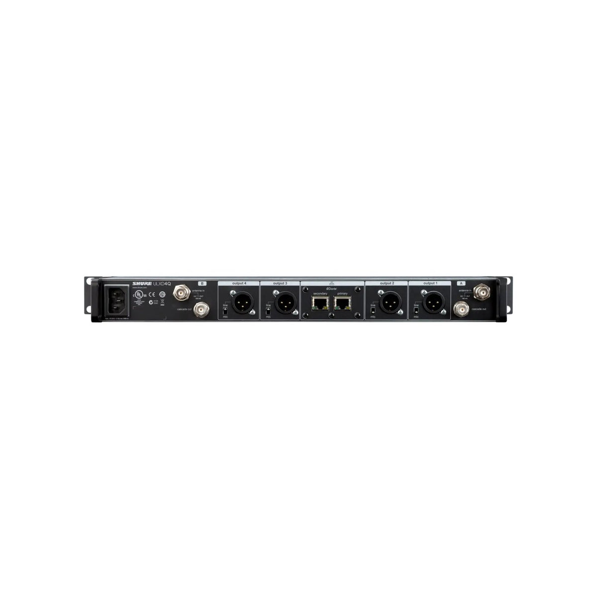 Shure ULXD4QGV=-G57 Wireless Receiver, Quad