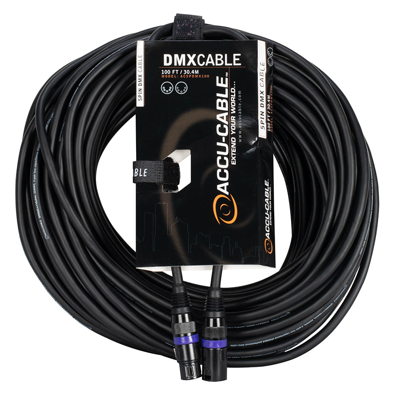 Elation AC5PDMX100 100 FOOT 5 PIN DMX CABLE