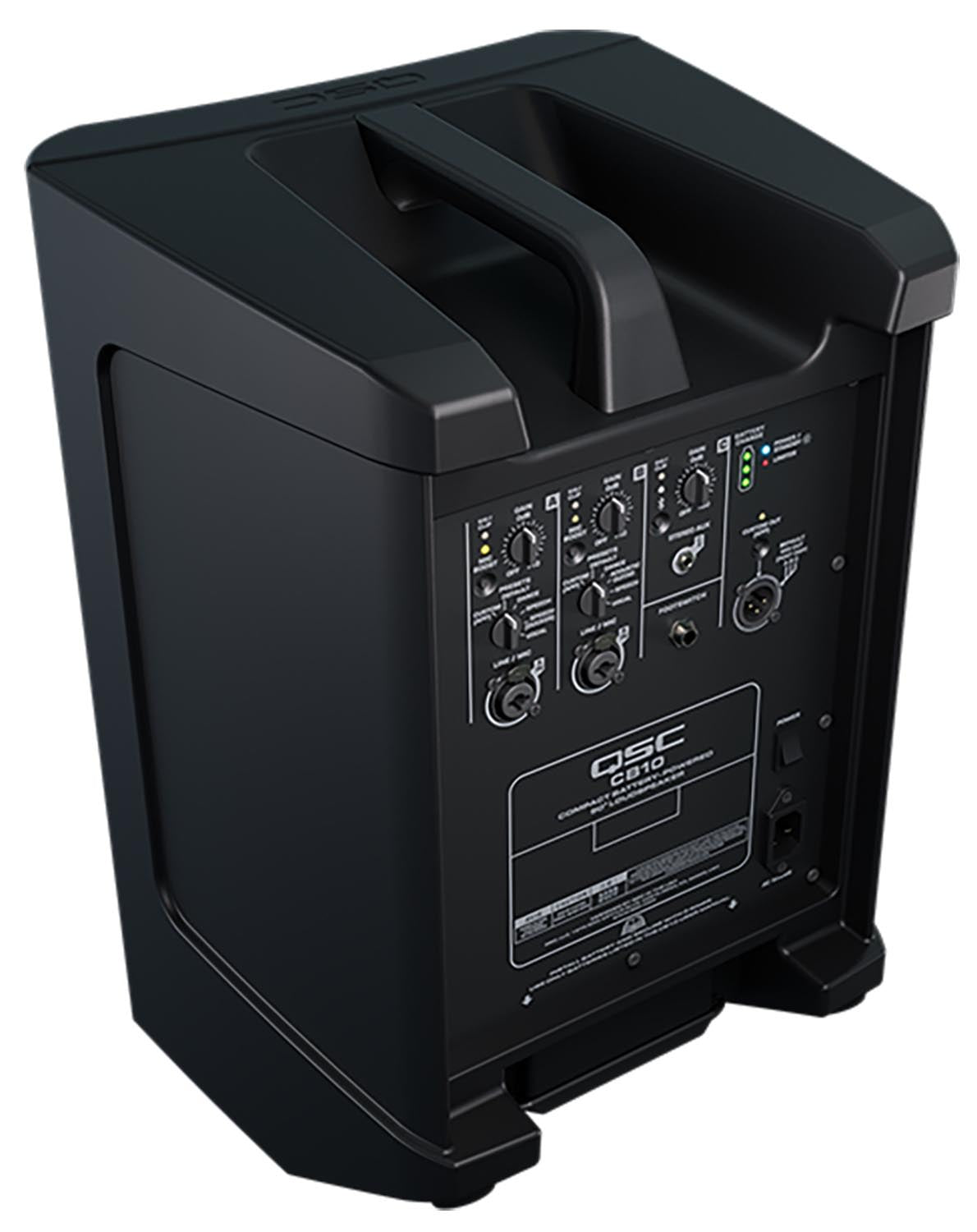 QSC CB10 Système de haut-parleurs compact alimenté par batterie