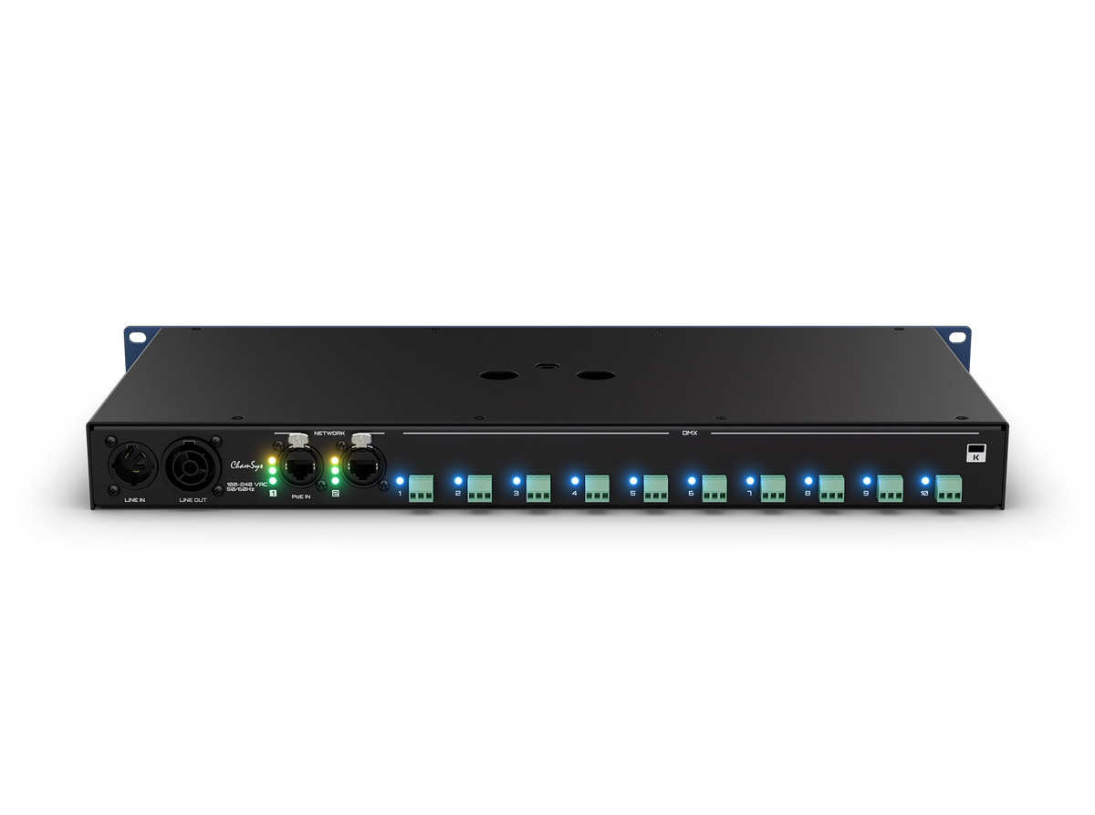 Chamsys GENETIXGN10P GeNetix GN10P - Install 10 Port Node Phoenix Connectors