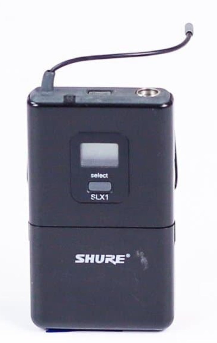 Shure SLX1-H5 Beltpack Transmitter H5 518-542MHz - ProSound and Stage Lighting