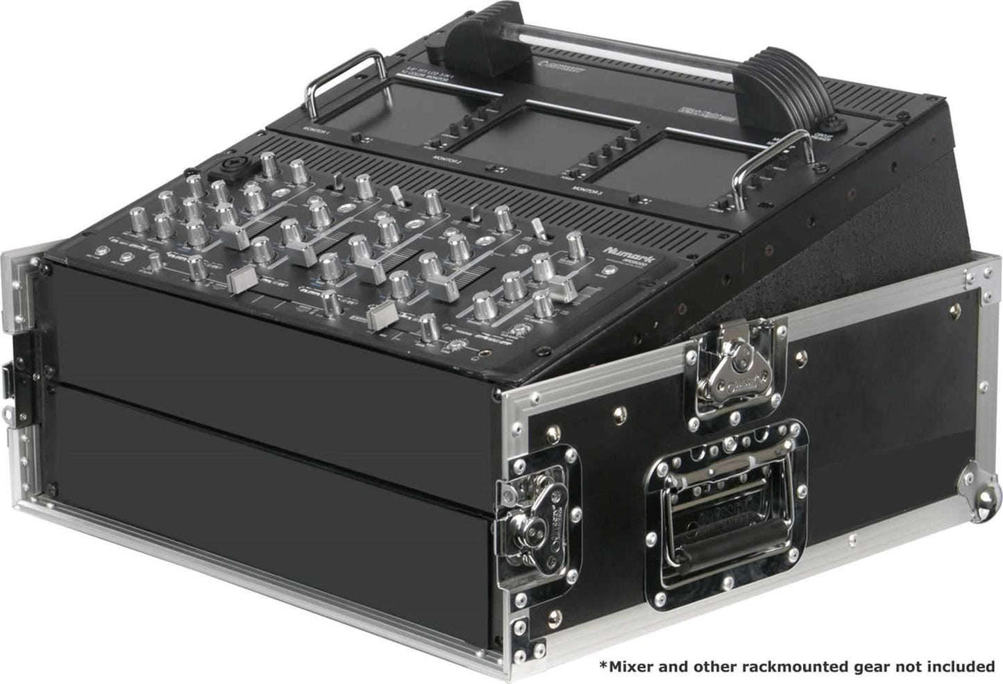 Odyssey FR1002 Flight Mixer Combo Rack Case 10U x 2U - Solotech