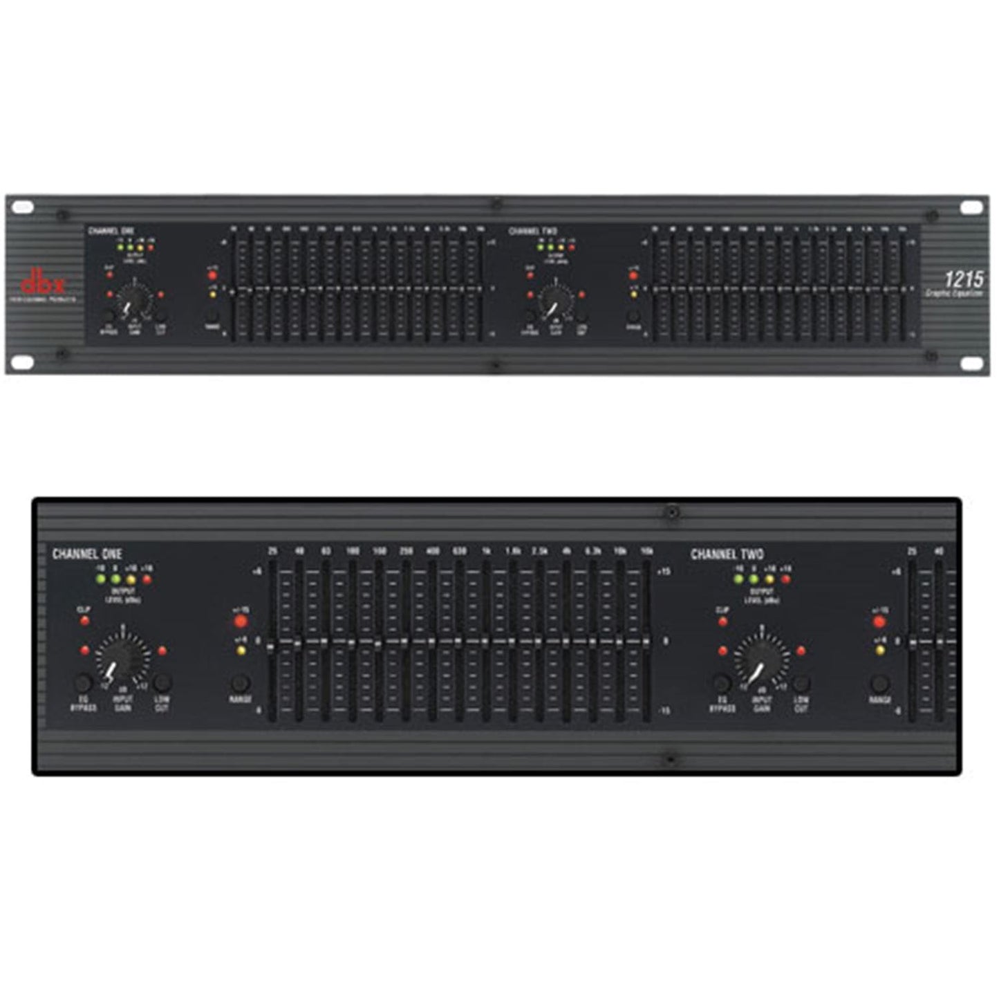 DBX 1215 Dual 15 Band Graphic Equalizer - Solotech