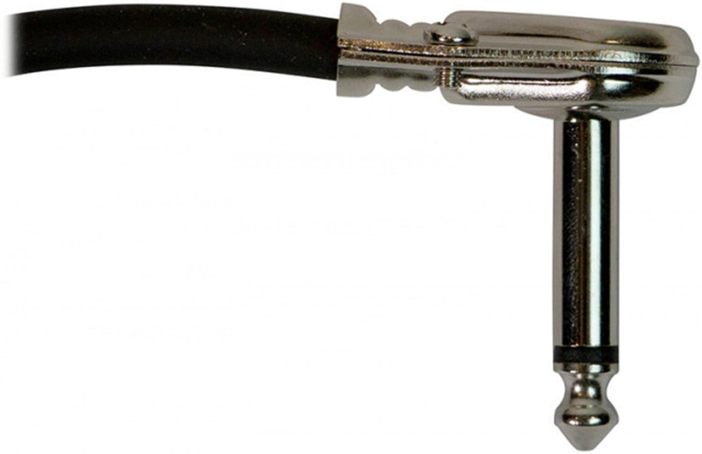 On-Stage PC512B Pancake Style 1/4 TS to 1/4 TS Patch Cable 1-Foot - Solotech