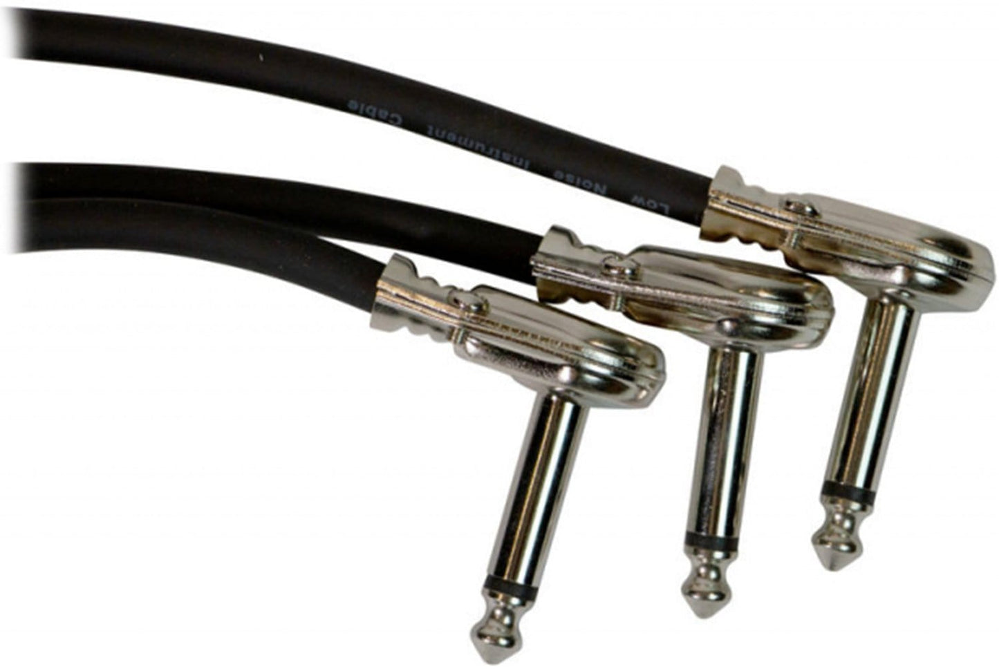 On-Stage PC506B-3PK 6-Inch Pancake Style Patch Cable 3-Pack - Solotech