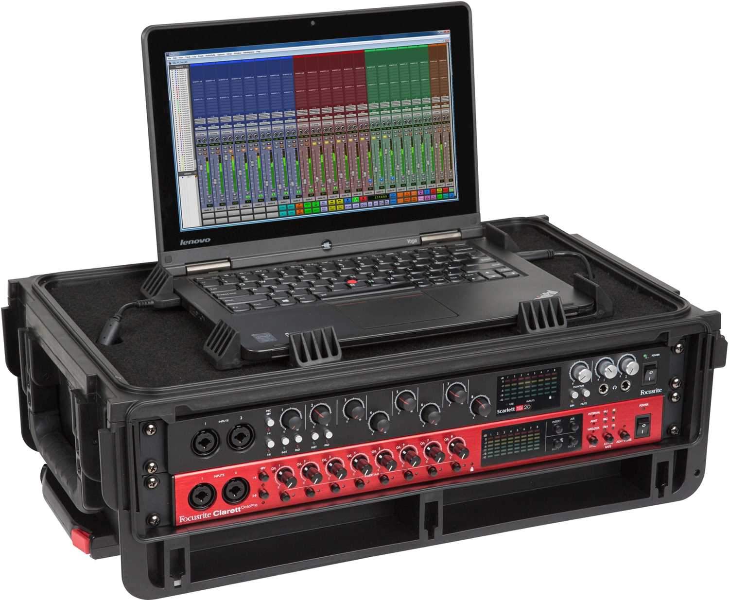 SKB 1SKB-ISF2U Injection Mold Laptop/2U Rack Case – Solotech