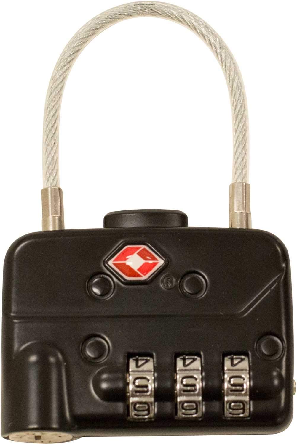 Anpro 2PCS TSA Cadenas à Combinaison Serrures de Sécurité Noire à 3 Anpro 2PCS TSA Cadenas à Combinaison Serrures de Sécurité Noire à 3