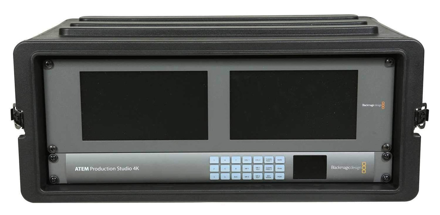 SKB 1SKB-R4S 4U Shallow Roto Rack with Steel Rails - Solotech