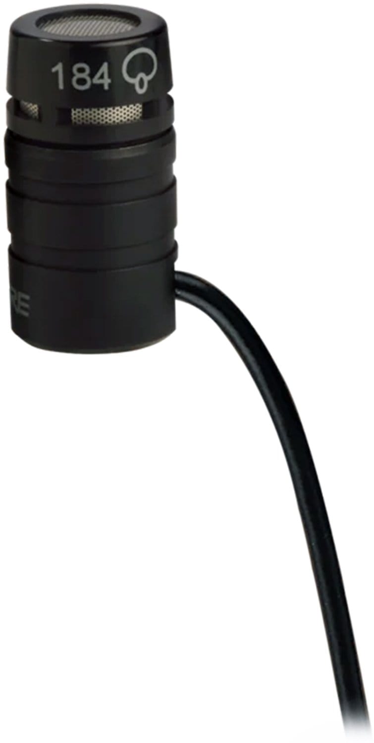Shure WL184SHU Supercardiod Lavalier Mic w/ TA4F - Solotech